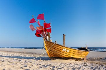 Vissersboot Stubbenfelde van Sven-Erik Arndt