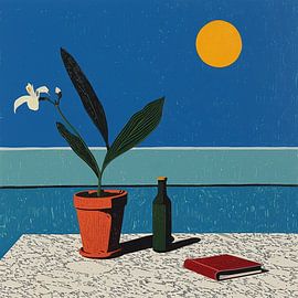 Nature morte au clair de lune sur Matteo Bellini