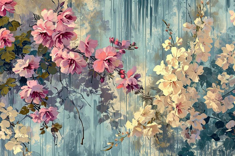Soothing flower garden by Wonderful Art