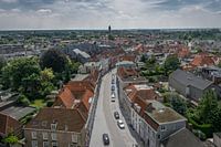 Panorama stad uitzicht