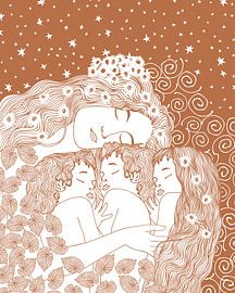 Mother and three by Cats & Dotz