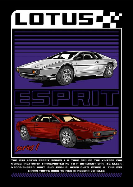 Lotus Esprit Series 1 Car par Adam Khabibi