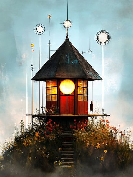 Gewichtloos en tijdloos van fernlichtsicht