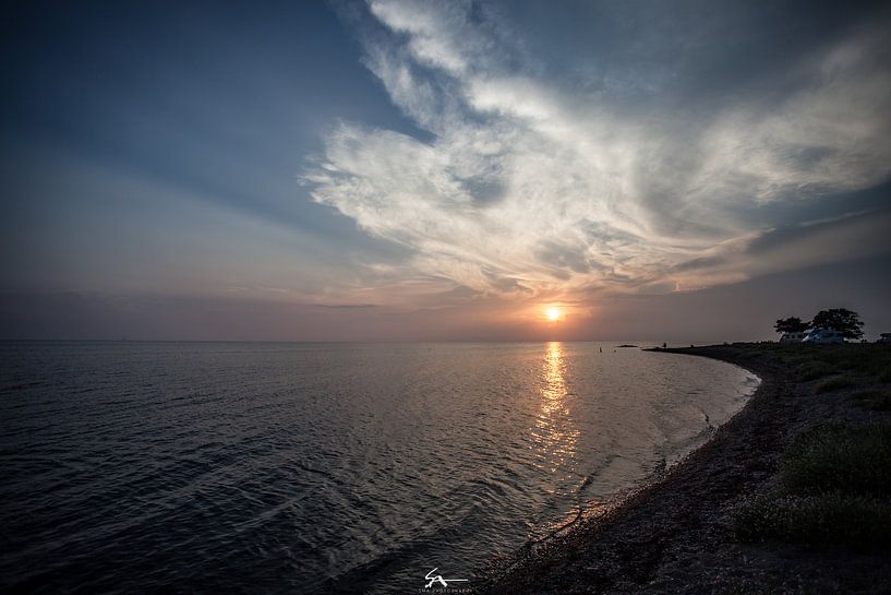 Coucher de soleil à Öland par Sebastiaan Aaldering