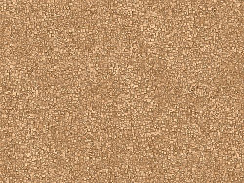 Abstract Stijl Vierkantjes Bruin.