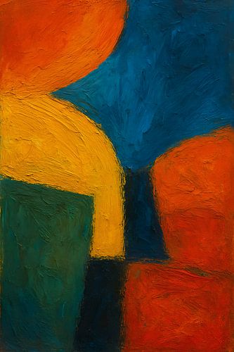 Abstract schilderij.