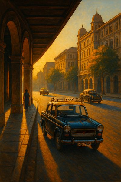 Evening Light in Colaba, Mumbai by Travel Shop