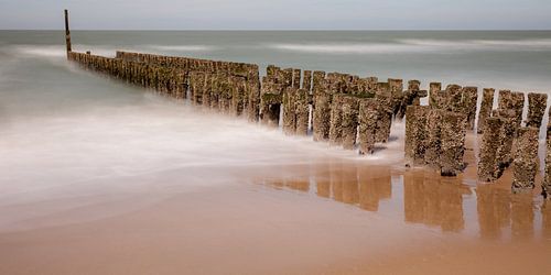 Breakwaters near Domburg (Netherlands)