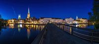 Lübeck Skyline von Frank Herrmann Miniaturansicht