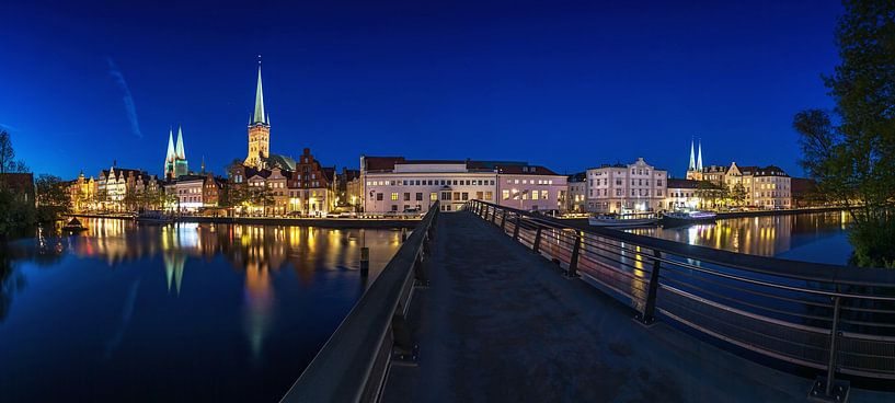 Lübeck Skyline von Frank Herrmann