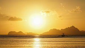 Zonsondergang op het Filipijnse eiland Siquijor