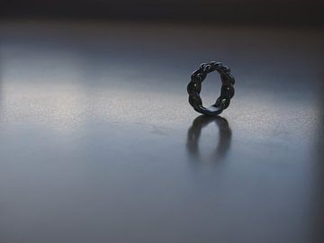 Minimalisme:Foto van een ring van Evelien Brouwer