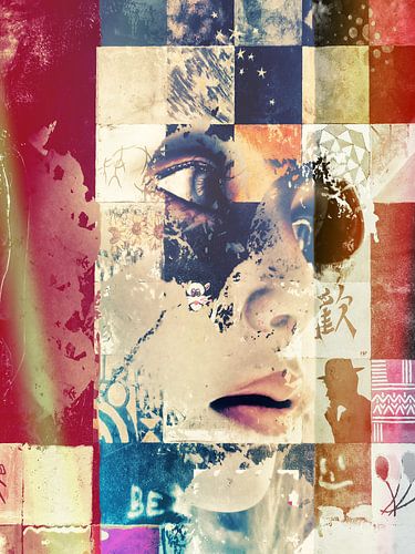 De vrouw met het patchwork