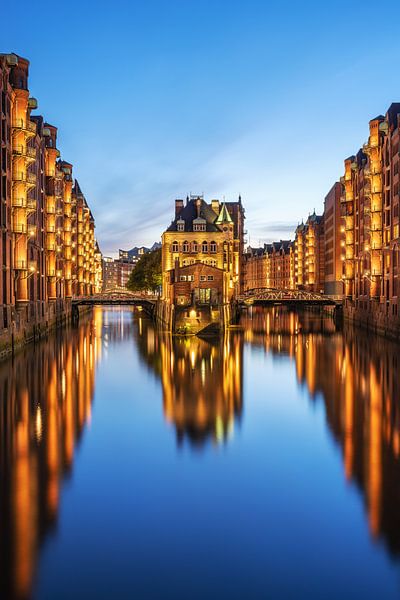 Waterburcht van Hamburg van Robin Oelschlegel