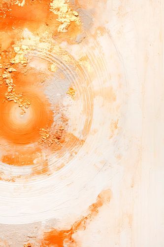 ABSTRACT KUNST Zonnevlammen