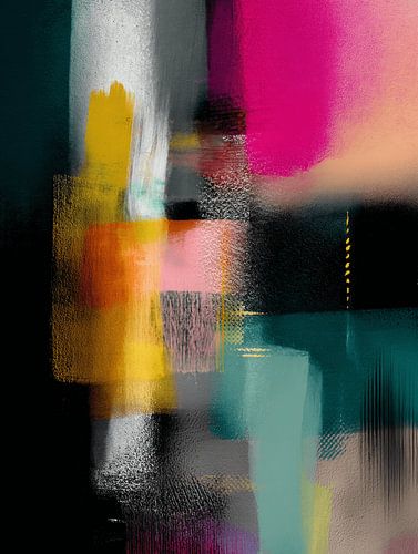 Abstrait aux couleurs chaudes