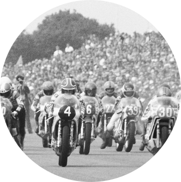 Start 350cc 1975 TT Assen van Harry Hadders