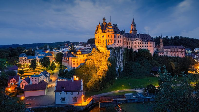 Château de Sigmaringen, château de conte de fées dans la région du Jura souabe par Henk Meijer Photography