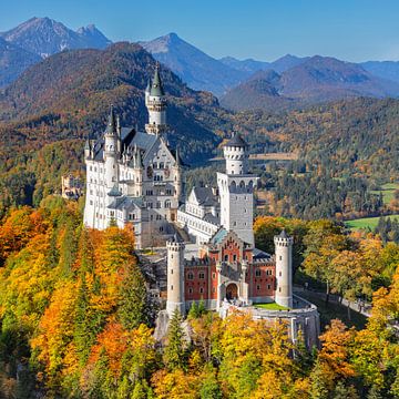 Schloss Neuschwanstein im Herbst von Markus Lange