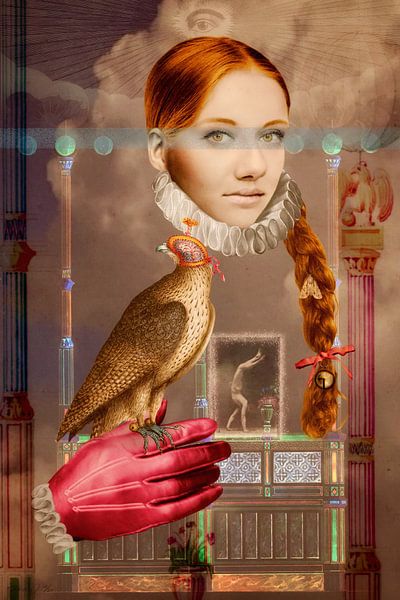 Victoria (1 of 4) falconer in a changing world by Blikstjinder by Betty J