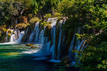Skradinski Buk-waterval in Nationaal Park Krka van Franklin Driessen