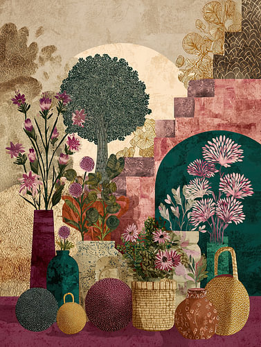 Nature’s Touch in der modernen Kunst von Blickfänger Gemälde