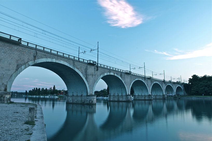 Die Eisenbahnbrücke von Jasper van de Gein Photography