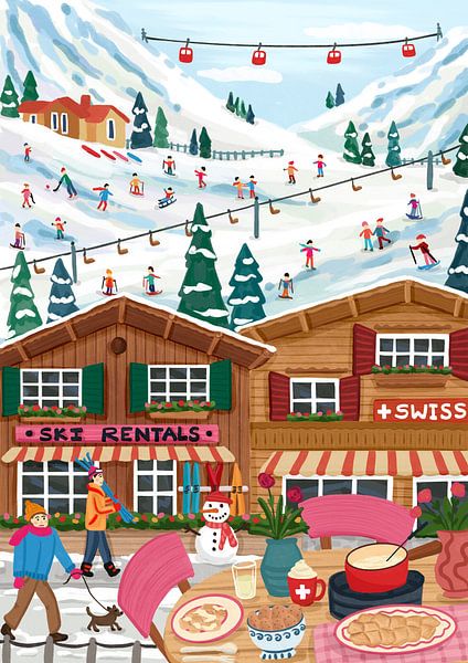 Winter in der Schweiz von Nidhi Kachhadiya