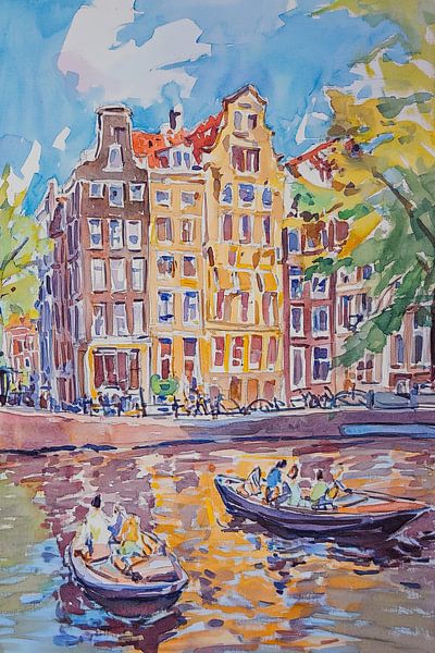 Painting Amsterdam by Abstract Painting