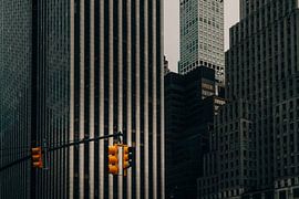 Manhattan verkeerslicht II van Pascal Deckarm