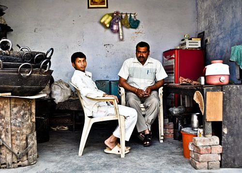 father and son by Christian Poels