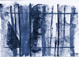 Bleu abstrait