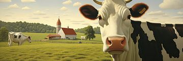 Big Cows 31910 by ARTEO Paintings