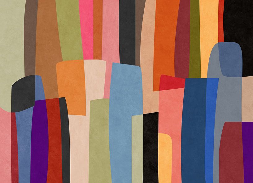 Colored Parts by Angel Estevez