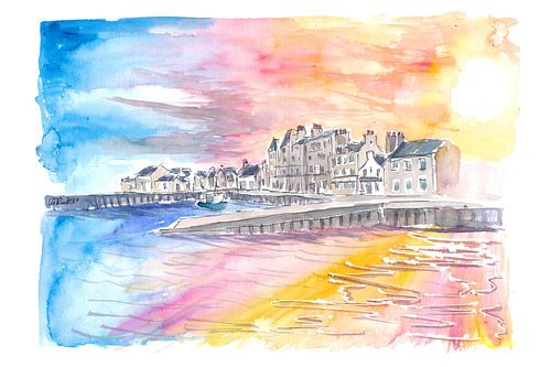 Kirkwall Orkney Quiet harbour scenery