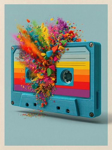 Retro cassettebandje.