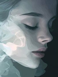 Portrait abstrait moderne sur SPEQ ART