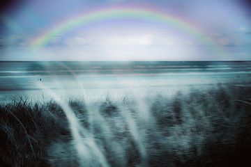 Rainbow by the Sea by Wendy Maria Laimböck-Dekker