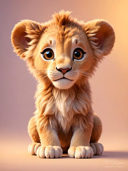 The lion king by Hilde Remerie Photography and digital art