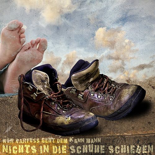 Who walks barefoot... - H. Fischer