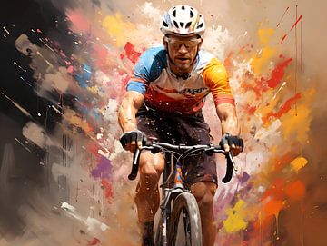 Mathieu van der Poel triumphs in heroic Strade Bianche stage in Siena by PixelPrestige