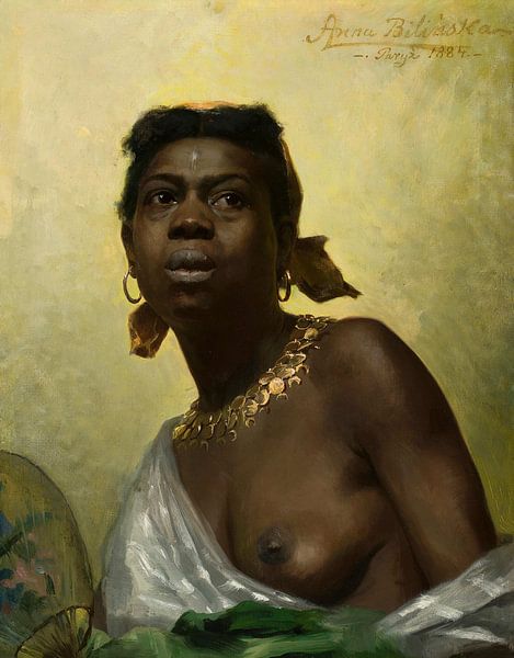 Frau, Anna Bilińska-Bohdanowiczowa - 1884 von Het Archief