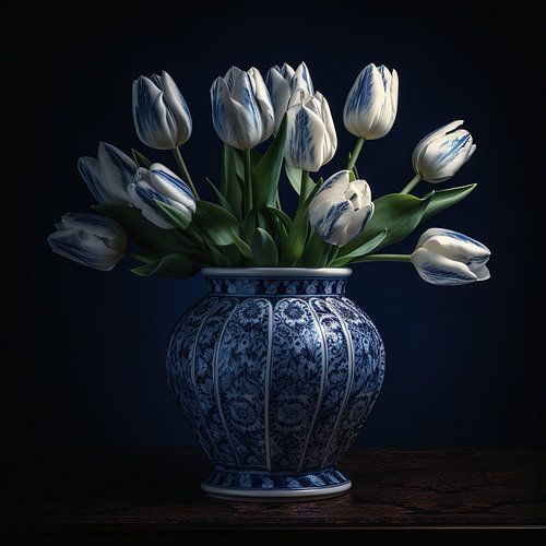 Tulipes dans un vase