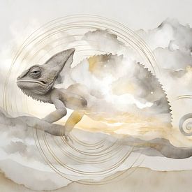 Dreamwoven Guardian Chamäleon - Wolkengeist der Nyame von Manuela Dekkers