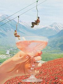 Vintage Cocktail Collage by Dagmar Pels