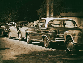 Oldtimer auf einem Oldtimer Treffen