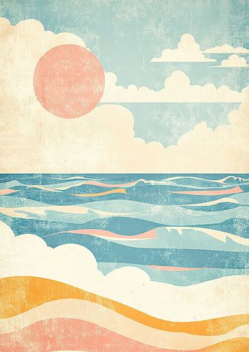 Strand Zee Zon Golven