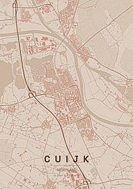 Stadtplan von Cuijk von Stef van Campen
