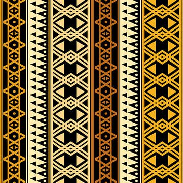 Navajo Pattern Aztec Abstract 2 van Gisela - Art for you