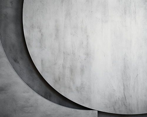 Gris minimaliste sur Peinture Abstraite